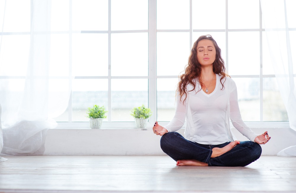 mindfulness e concentrazione donna